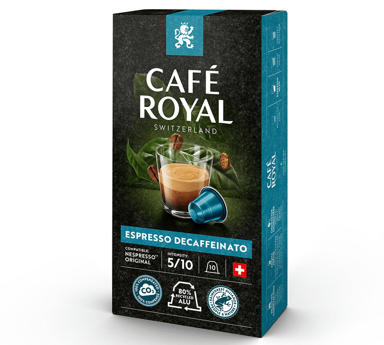 10 capsules Decaffeinato compatibles Nespresso® - CAFE ROYAL