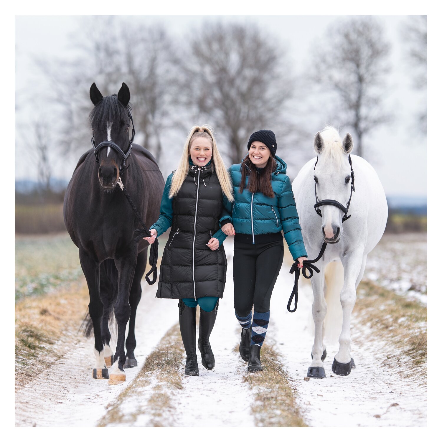 RIDE now Strickmütze mit Rautenstrick  - black - Einheitsgröße