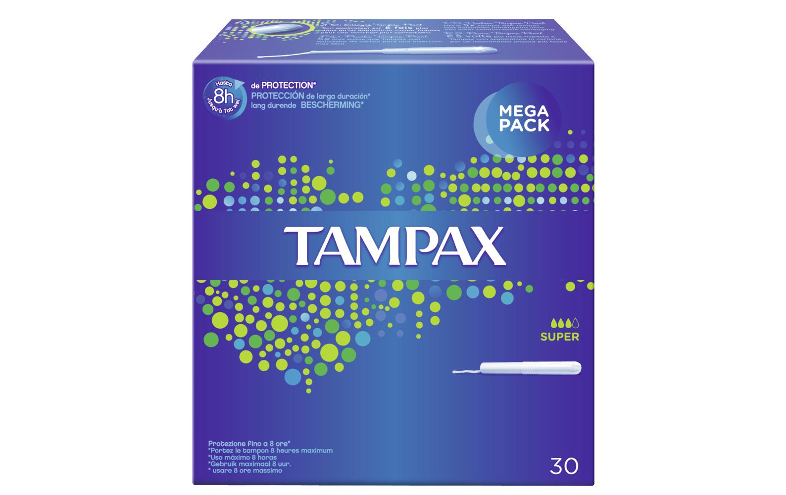Tampons Super 30 StückFür mittlere bis starke Tage