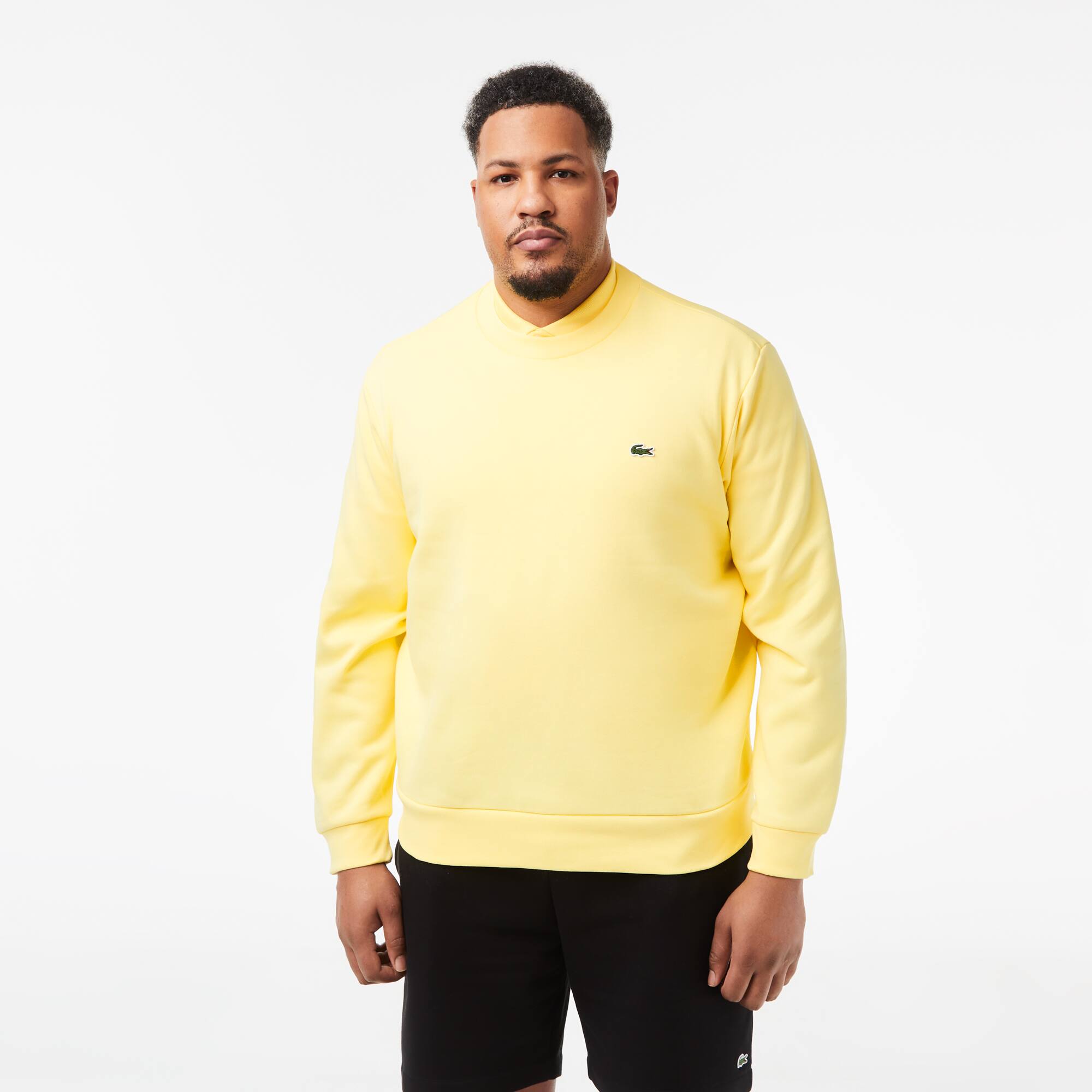 Jogging-Sweatshirt aus aufgerautem Fleece Sweatshirts - Gelb - Lacoste - Herren