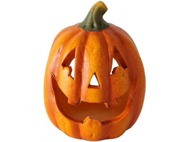Boltze Teelichthalter Zucca Keramik, 10 x 12.3 cm Thematisch dekorativer Kerzenleuchter