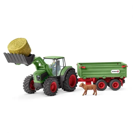 Schleich® 42379 Farm World - Traktor mit Anhänger