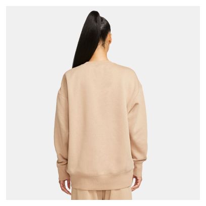 Haut manches longues Femme Nike Sportswear Phoenix Marron