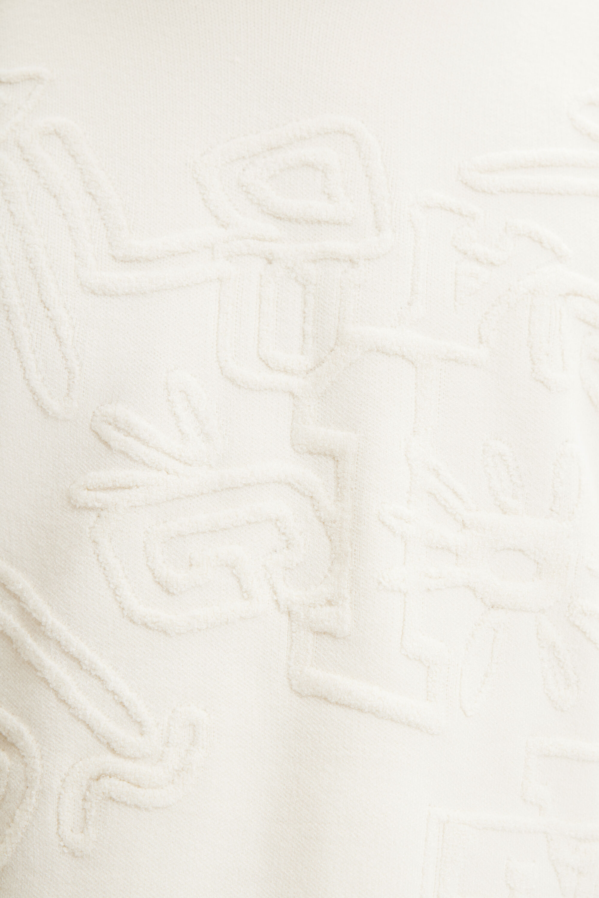 Pull loose effet tissu éponge