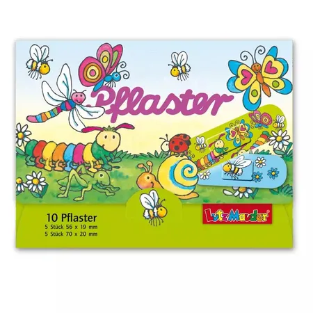 Lutz Mauder Pflasterbriefchen Frühlingstiere, 10er Packung
