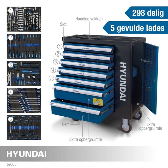 Hyundai værkstedsvogn 298 dele