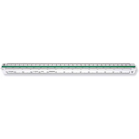 STAEDTLER® Dreikant-Maßstab Mars 561 98-4BK, weiß