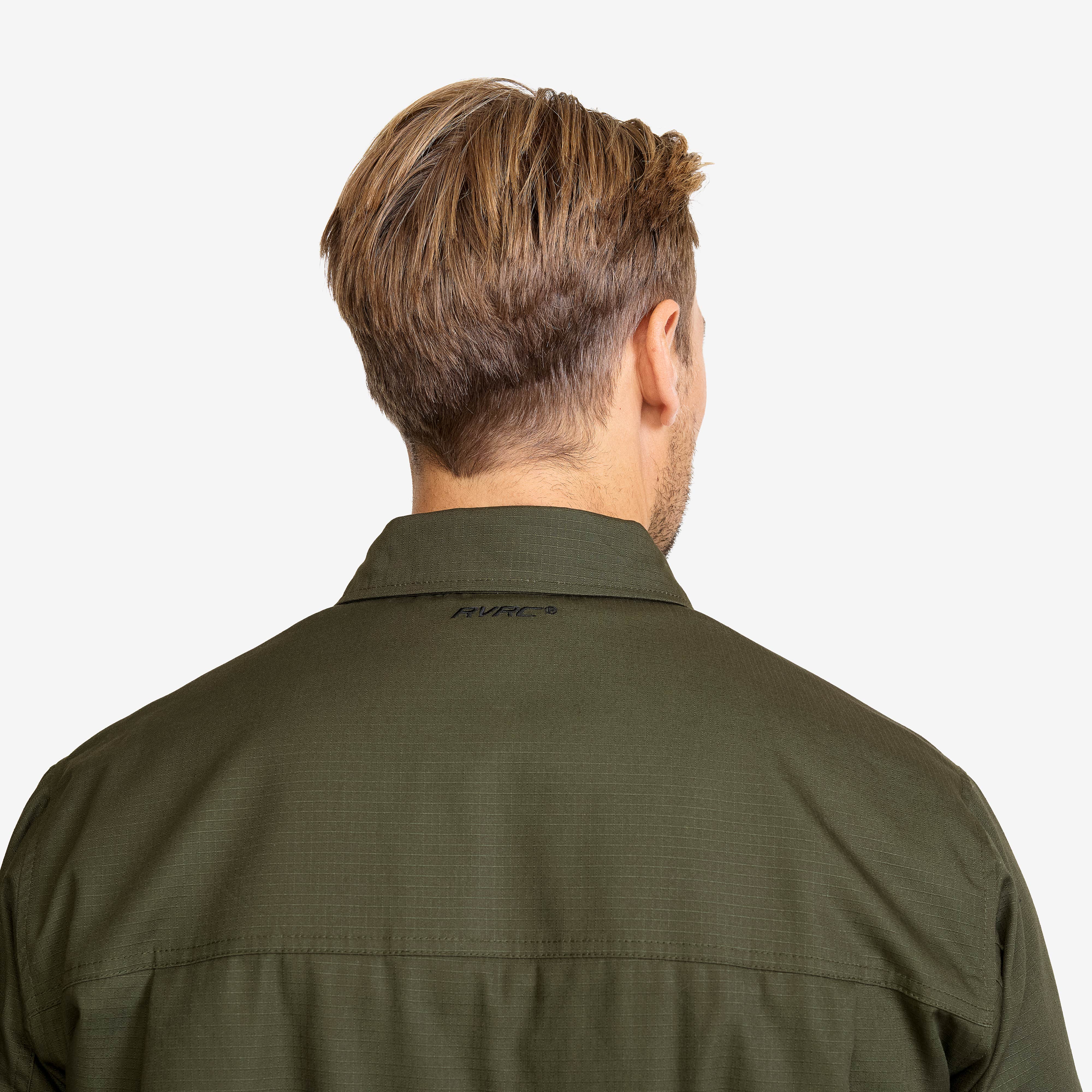 Outback Fleece Lined Overshirt Herre Deep Depths