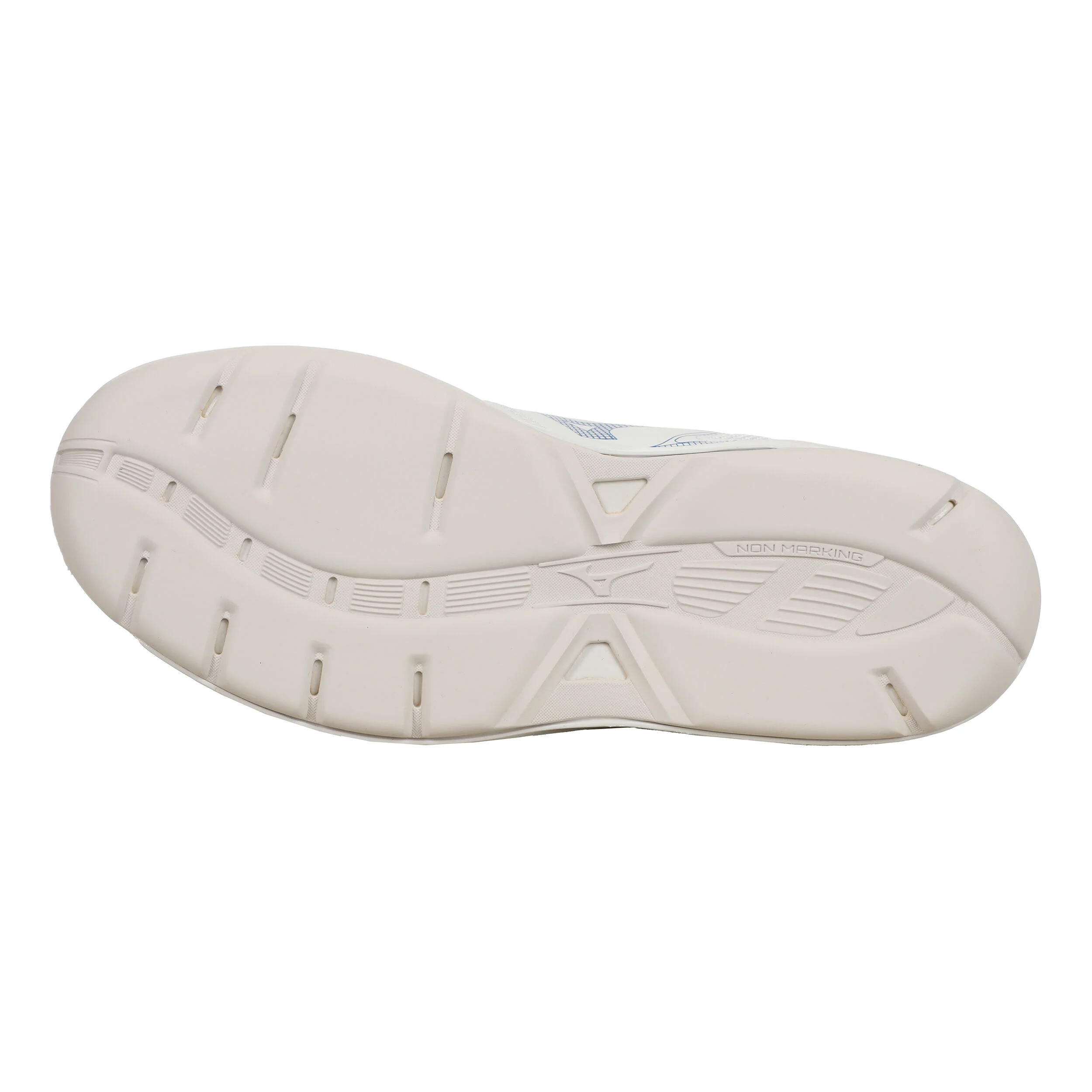 Mizuno Break Shot Chaussure Moquette Femmes - Blanc , Bleu