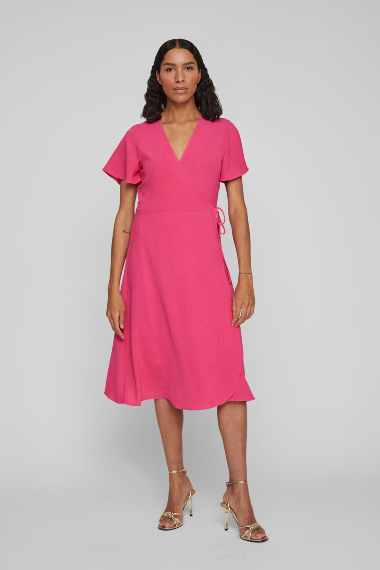 Vestido envelope - Rosa