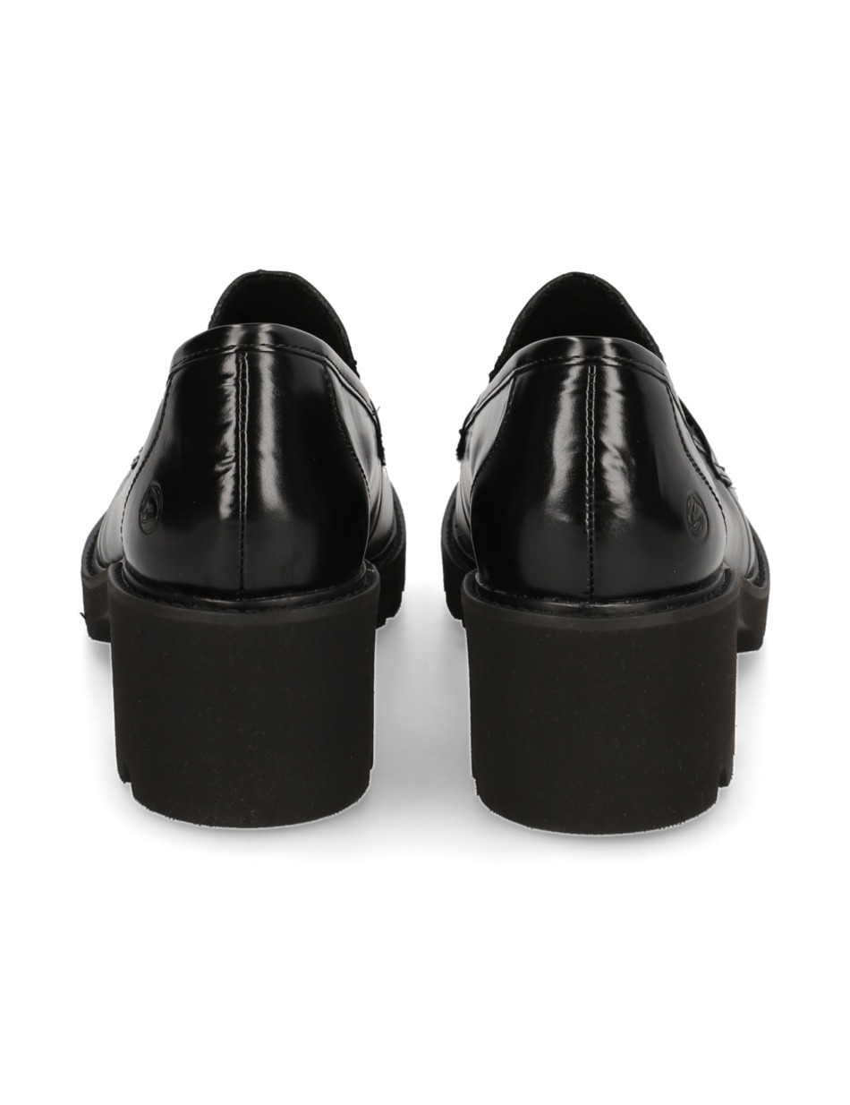Lederkombination Slipper