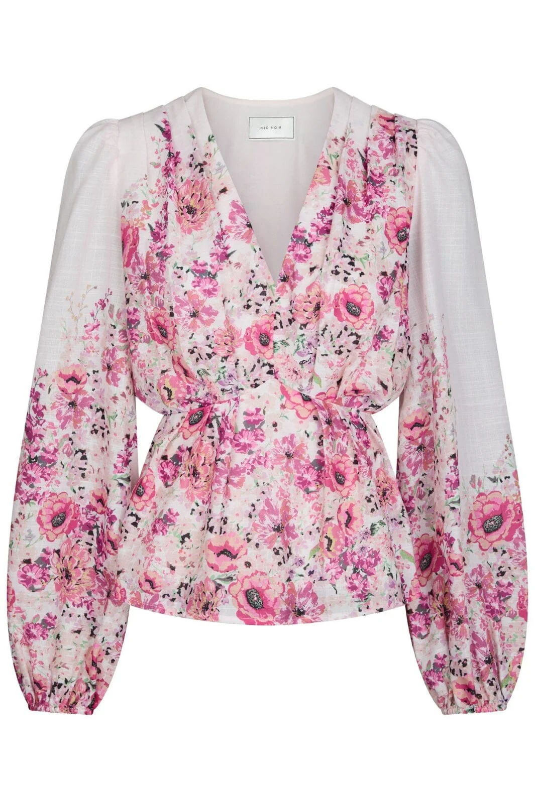 Neo Noir Fie Flower Print Blouse 166417
