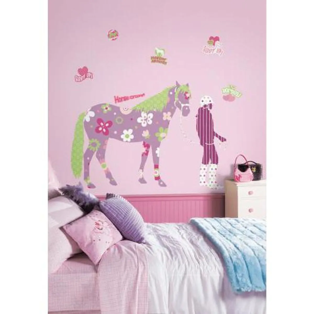 TheDecoFactory Fantasie Horse - Stickers géants