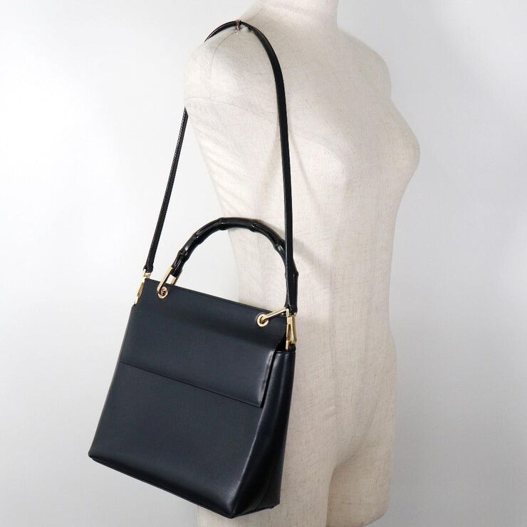 Gucci Vintage Gucci Bamboo Black