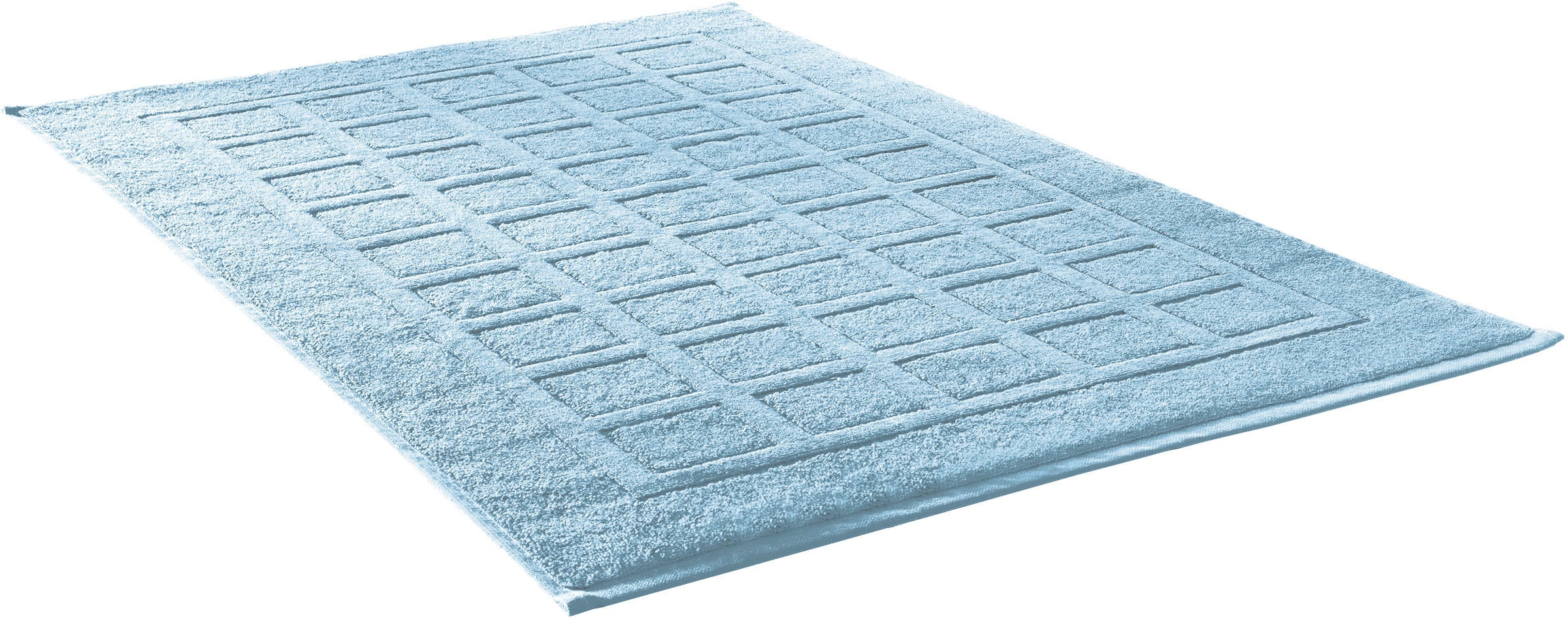 Dyckhoff Badematte »Planet« Höhe 3 mm beidseitig nutzbar | fussbodenheizungsgeeignet Baumwolle, 2er Set Hotelmatte