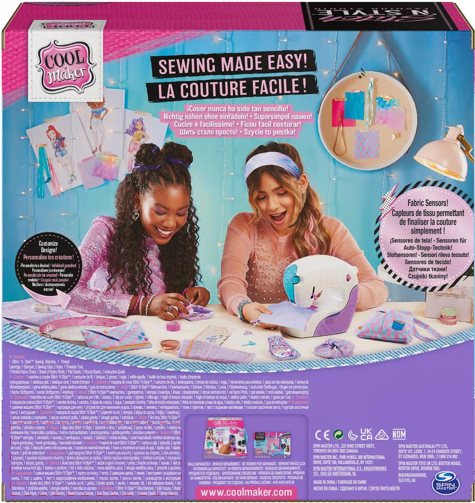 COOL MAKER - STITCH 'N STYLE FASHION STUDIO MACHINE A COUDRE