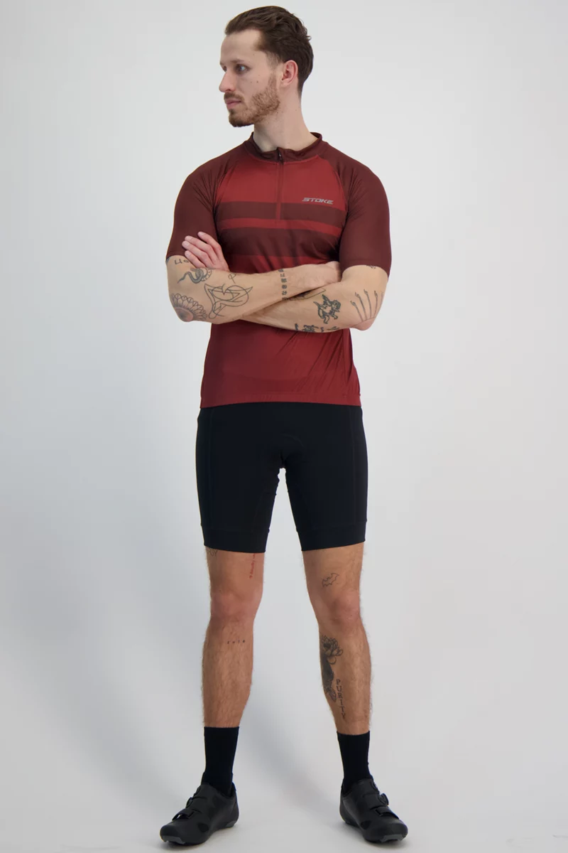 Stoke Tasco Half Zip Herren Biketrikot