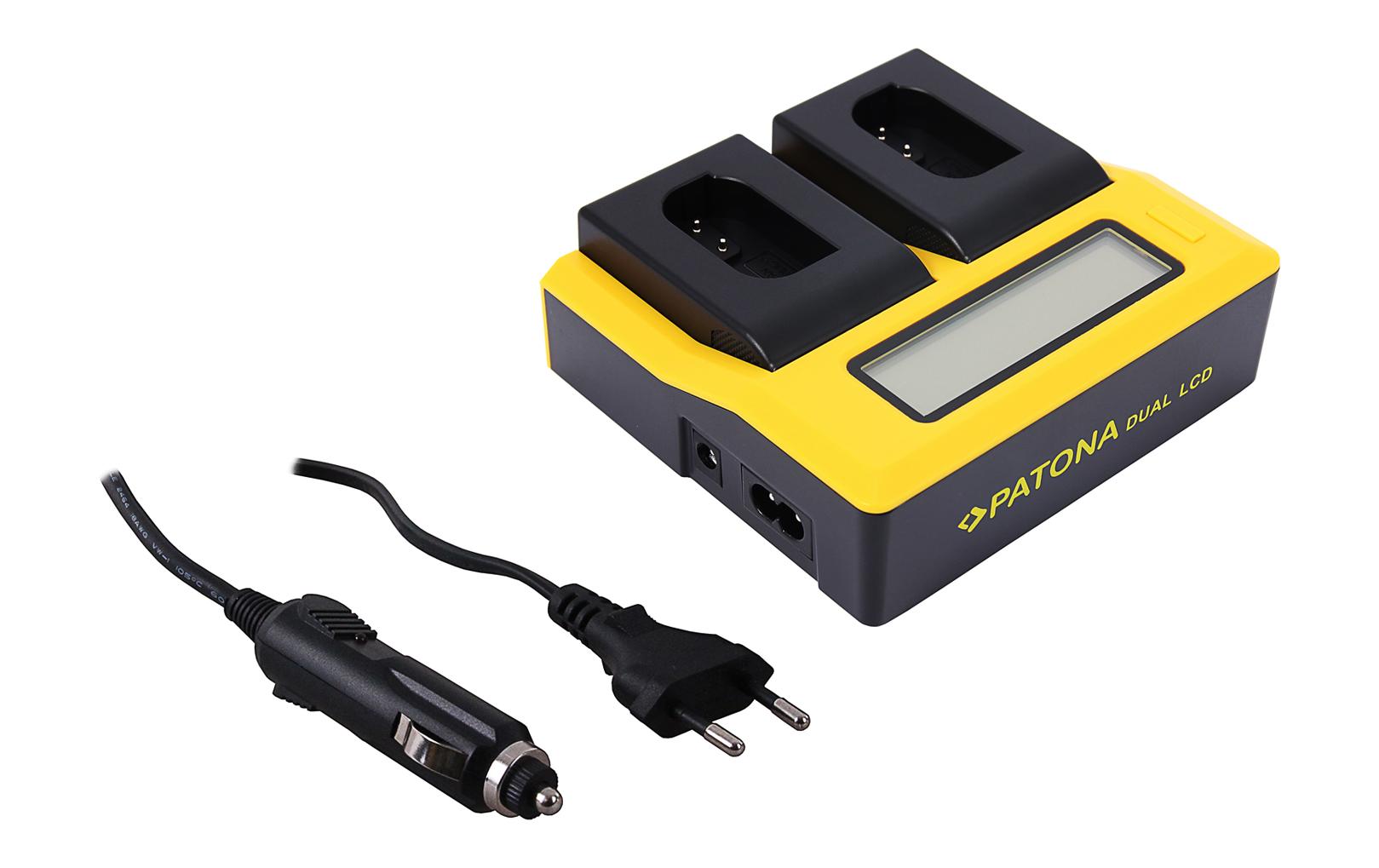 Ladegerät Dual LCD USB – Panasonic DMW-BLK22USB-Dual-Ladegerät für die Panasonic Akkus DMW-BLK22