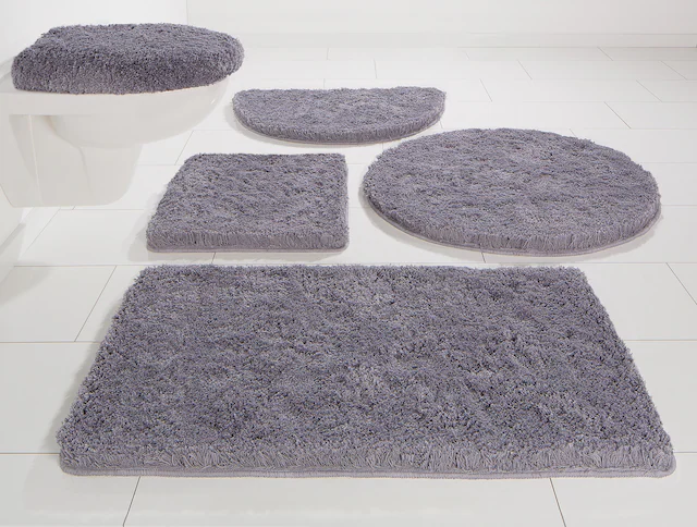 Möve Badematte »Superwuschel, Badvorleger, Badezimmer Teppich« Höhe 40 mm rutschhemmend beschichtet fussbodenheizungsgeeignet | schnell trocknend | strapazierfähig Mikrofaser-Badematte, Badteppich, rechteckig, rund & als 3-tlg. Set