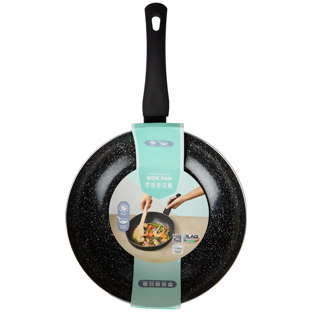 Wok Ceramic Marble