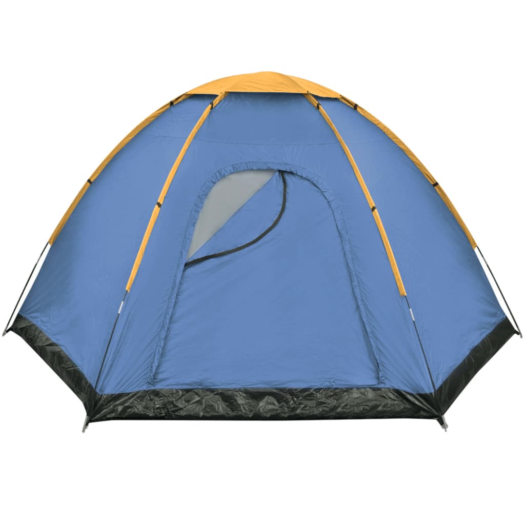 Barraca Vidaxl para 6 pessoas, azul e amarela