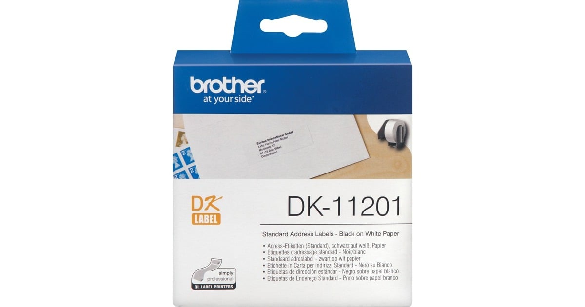 BrotherAdressetiketten DK-11201 printlint