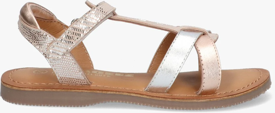 BRAQEEZ zilveren braqeez sandalen stella sun