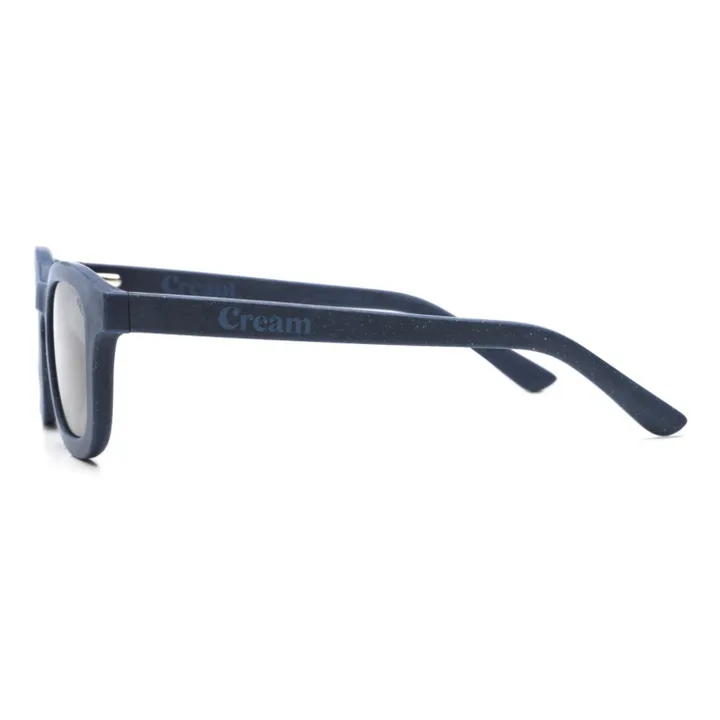 Cream Lunettes de Soleil Carré | Bleu marine