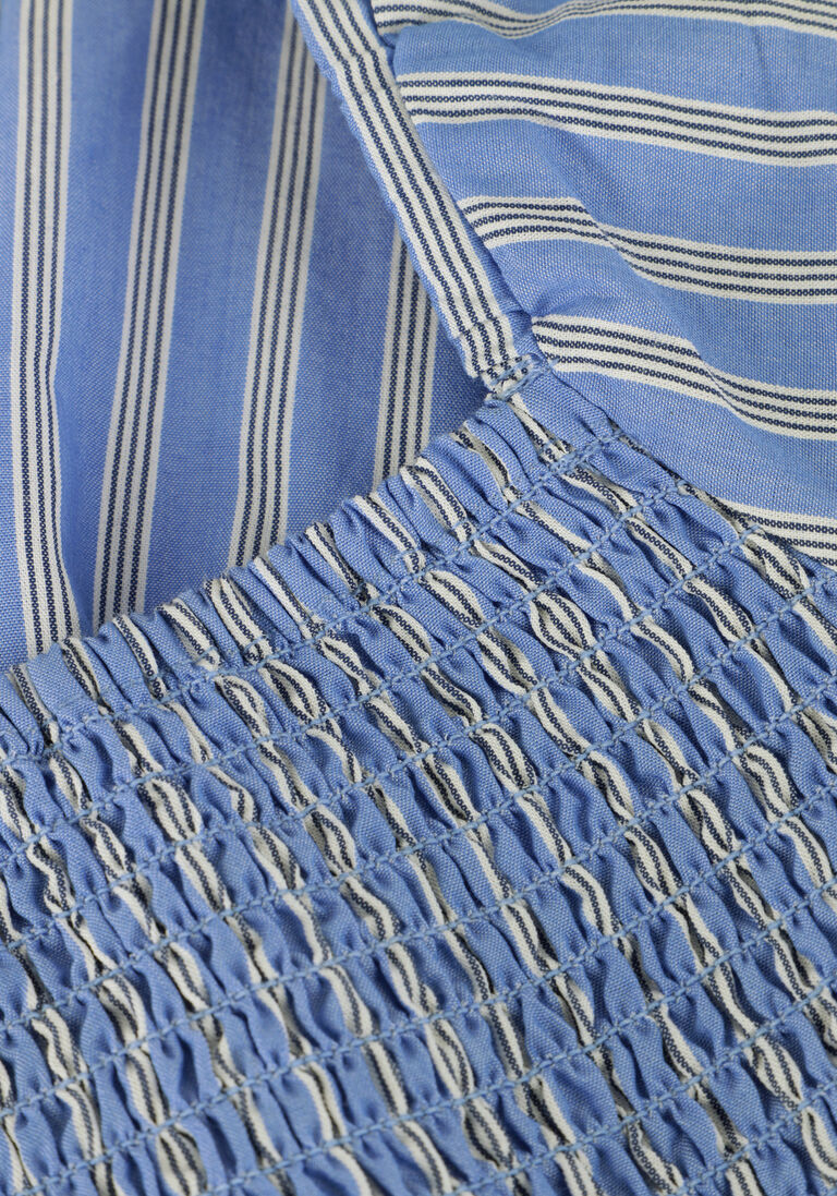 MARMAR COPENHAGEN blauwe marmar copenhagen mini jurk dyman