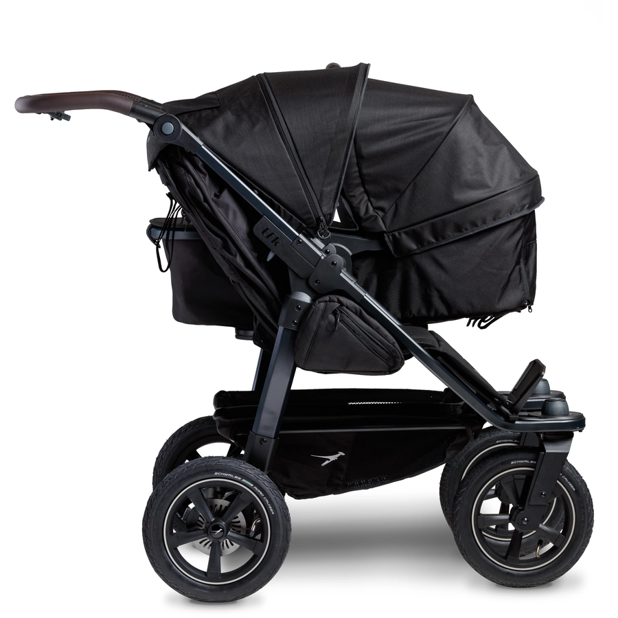 tfk Geschwisterwagen Duo 2 mit Luftrad-Set Schwarz