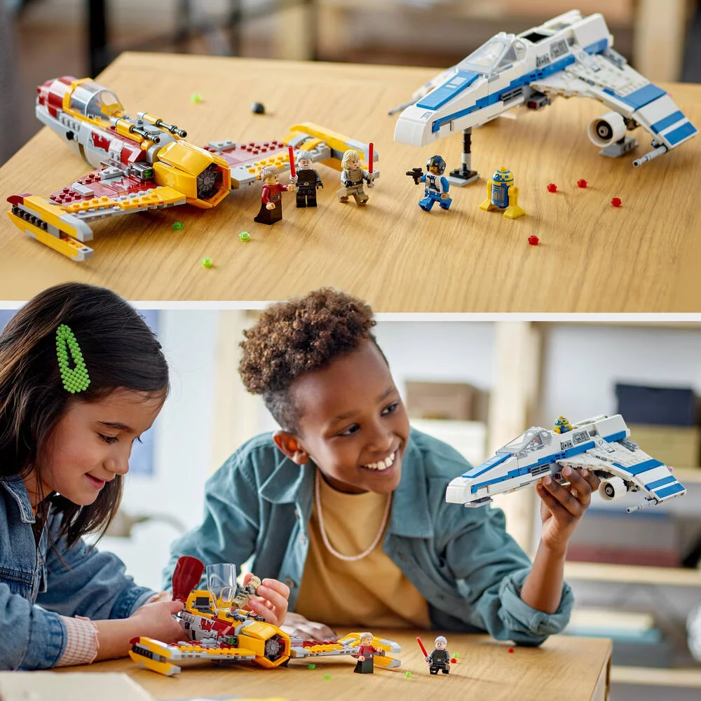 LEGO®STAR WARS™ 75364 - L'E-WING DE LA NOUVELLE REPUBLIQUE CONTE LE CHASSEUR DE SHI