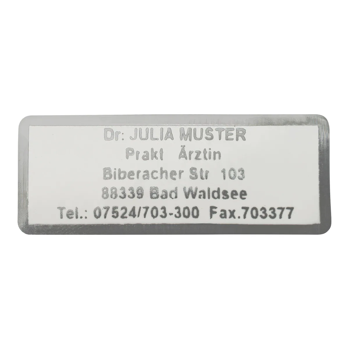 Namensaufkleber 