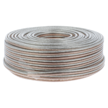 Q-Link luidsprekersnoer 2 x 1.5 mm 50 meter transparant