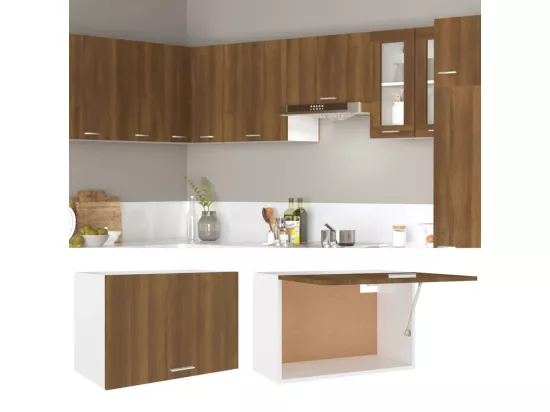 Armoire suspendue Chêne marron 60x31x40 cm Bois d'ingénierie