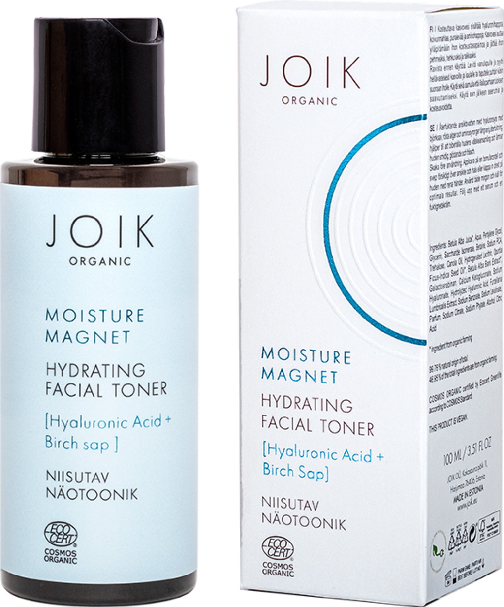 JOIK Organic  Moisture Magnet Hydrating Facial Toner, 100 ml