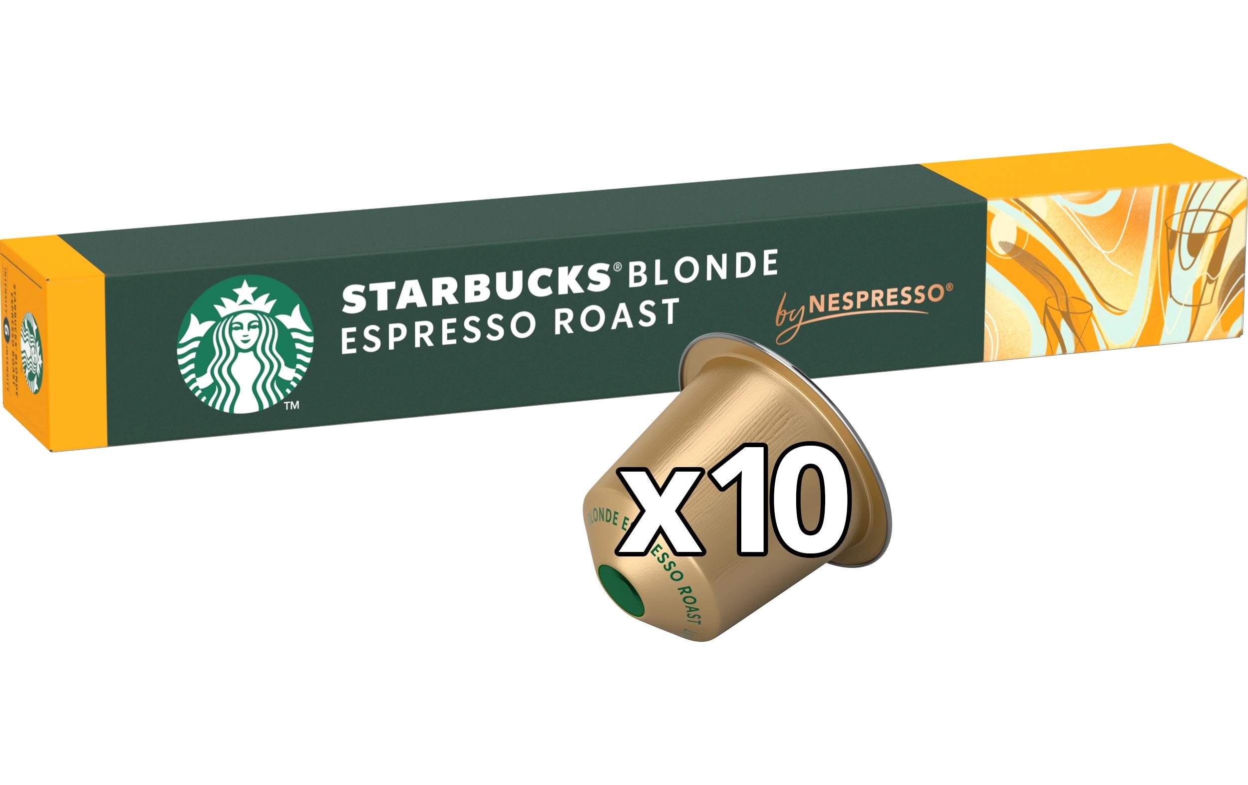 Kaffeekapseln Blonde Espresso Roast 12 x 10 StückKaffeekapseln für Nespresso Maschinen