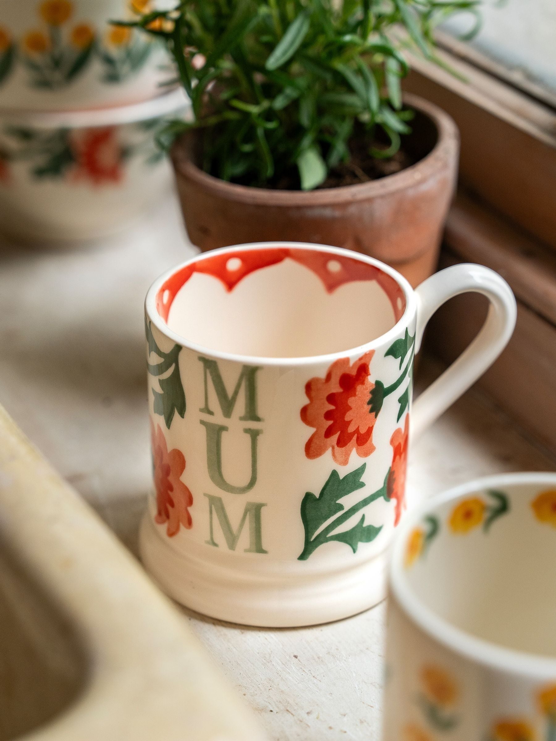 Emma Bridgewater Chrysanthemum Mum 1/2 Pint Mug