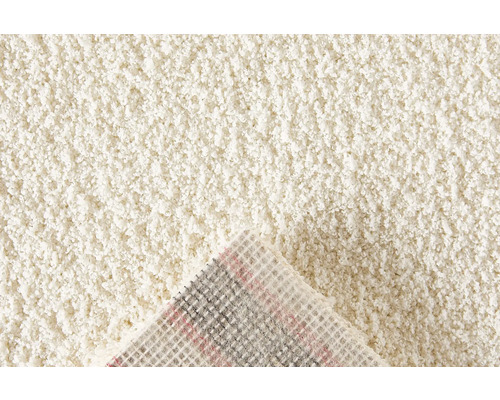 Shag Softness crèmekleurig tapijt, 400 cm breed (per meter verkocht)