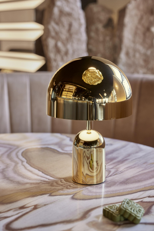 Tom Dixon Bell tafellamp LED oplaadbaar Fluro