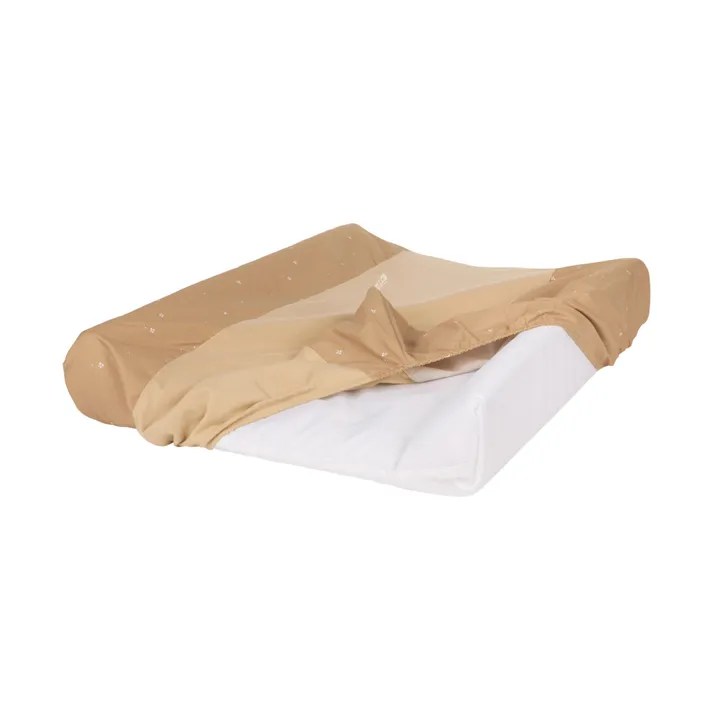 Nobodinoz Matelas à langer Stories en coton bio | Blush