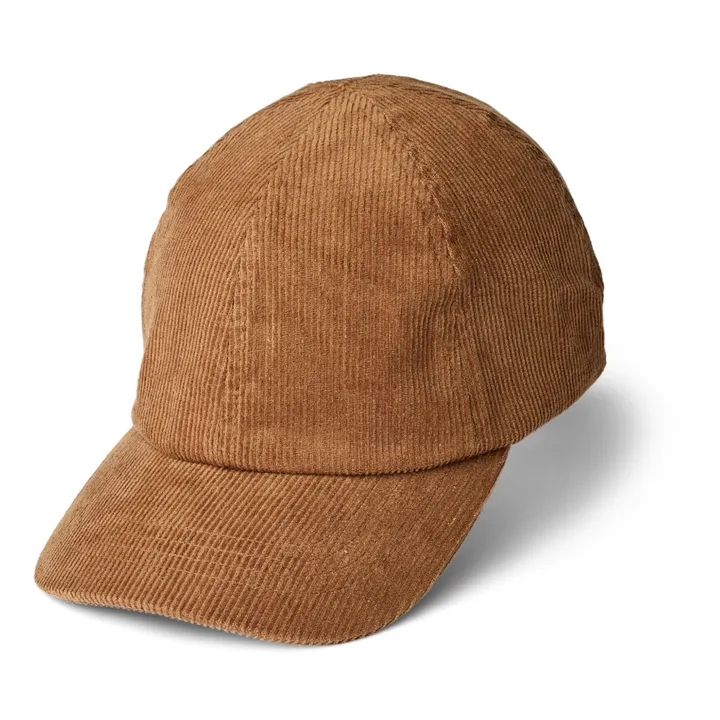 Fliink Casquette Kamma Velours Côtelé Bio | Camel
