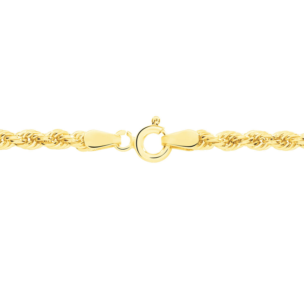 Collier Jerry Maille Corde Or Jaune
