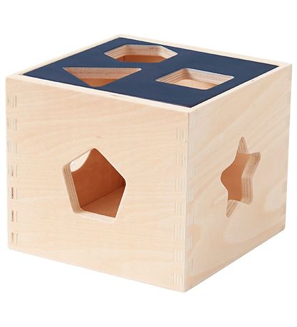 Kids Concept Puttekasse - Aiden - Tr?/Multifarvet