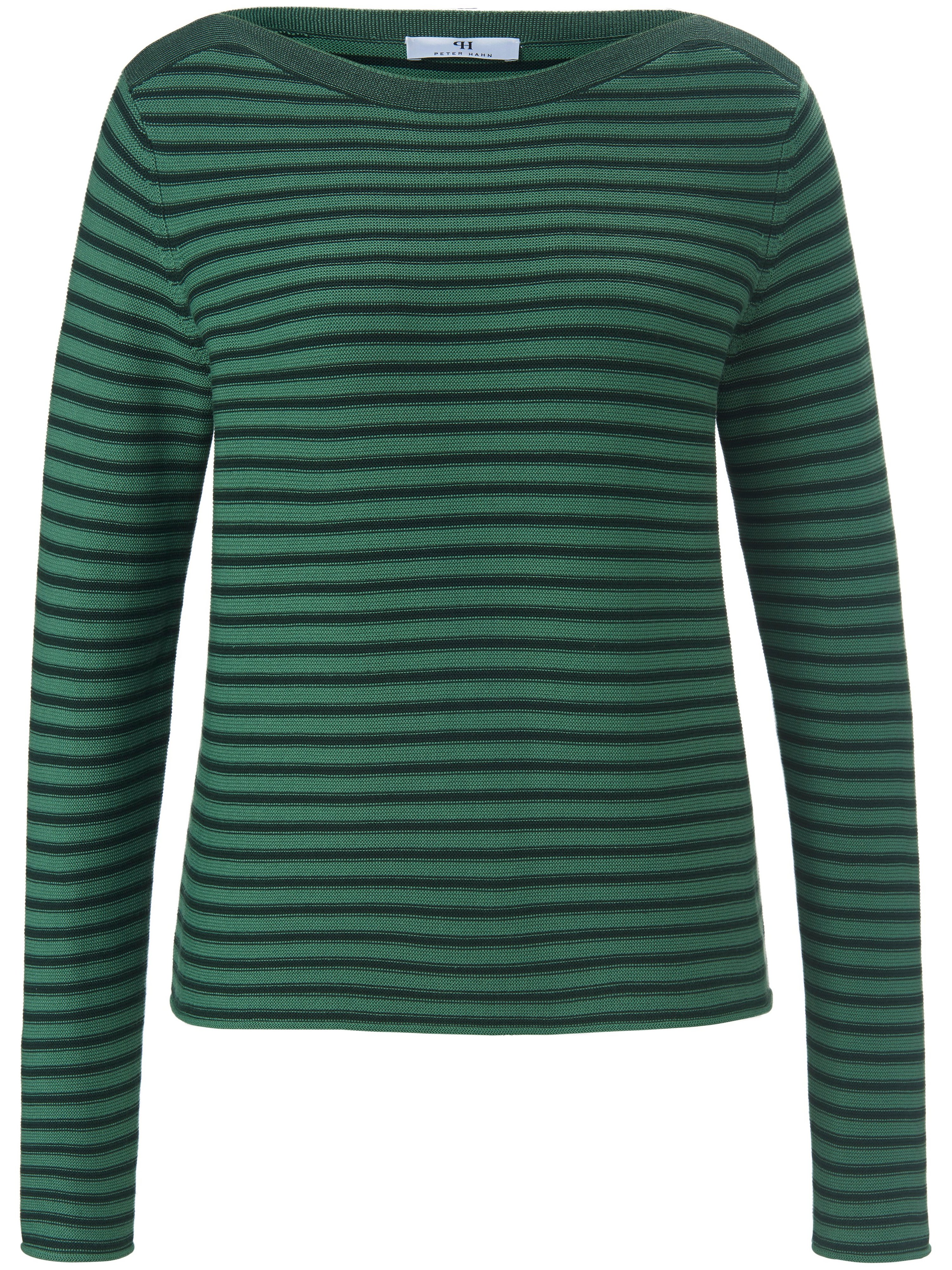 Pullover mit U-Boot-Ausschnitt