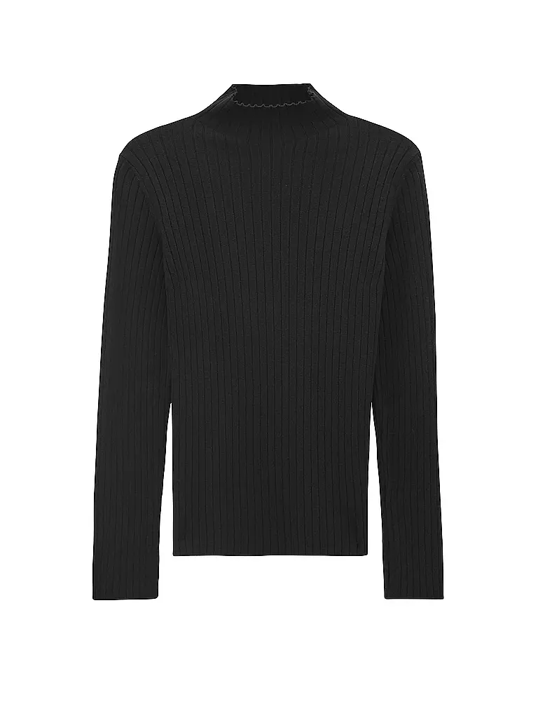 SOMEDAY Rollkragenpullover Slim Fit TIPPI SOFT schwarz