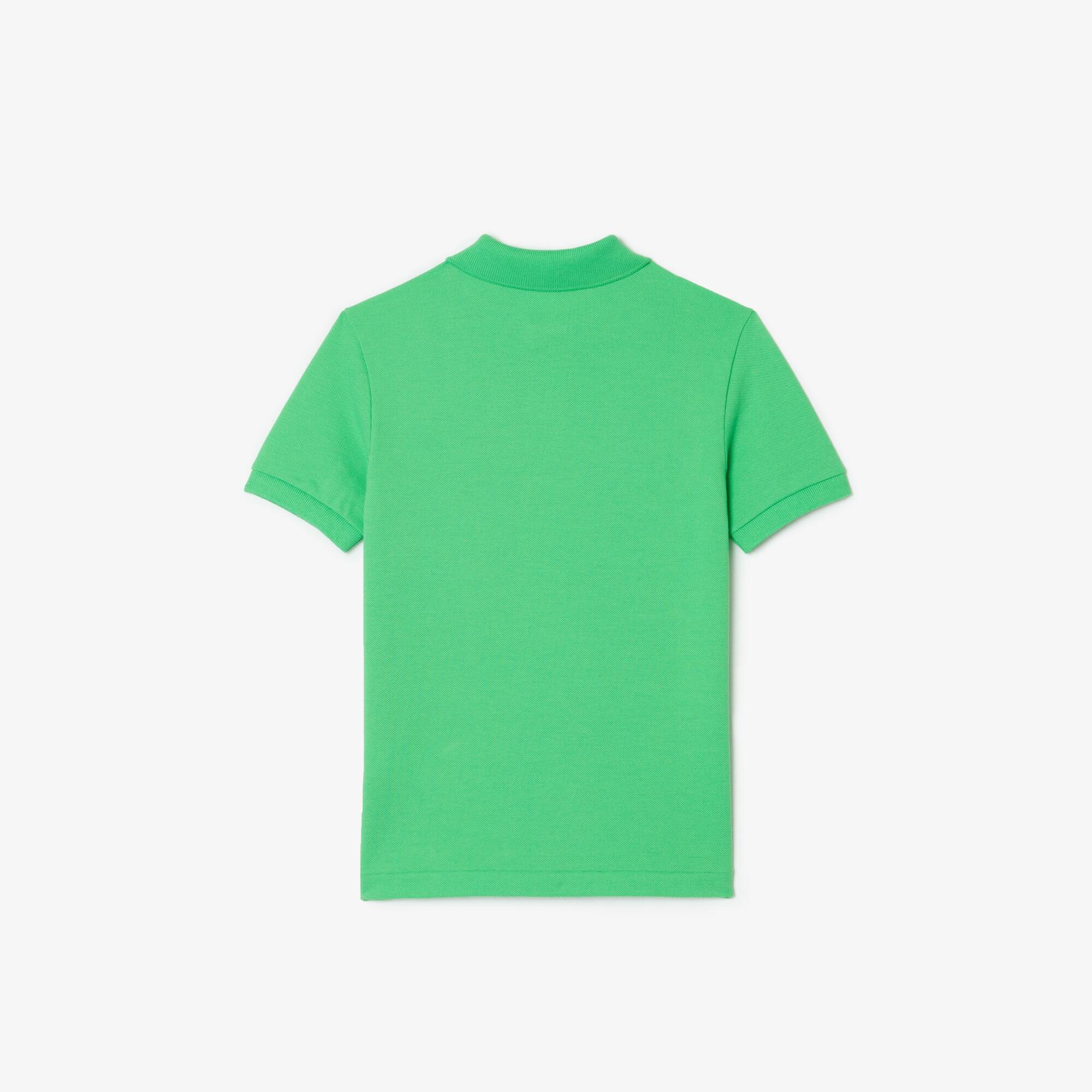 Regular Fit Lacoste-Kinder-Polo aus Petit Piqué Poloshirts - Grün - Lacoste - Kinder