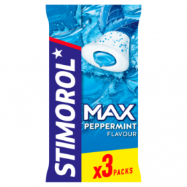 Stimorol Max splash pepermunt kauwgom suikervrij