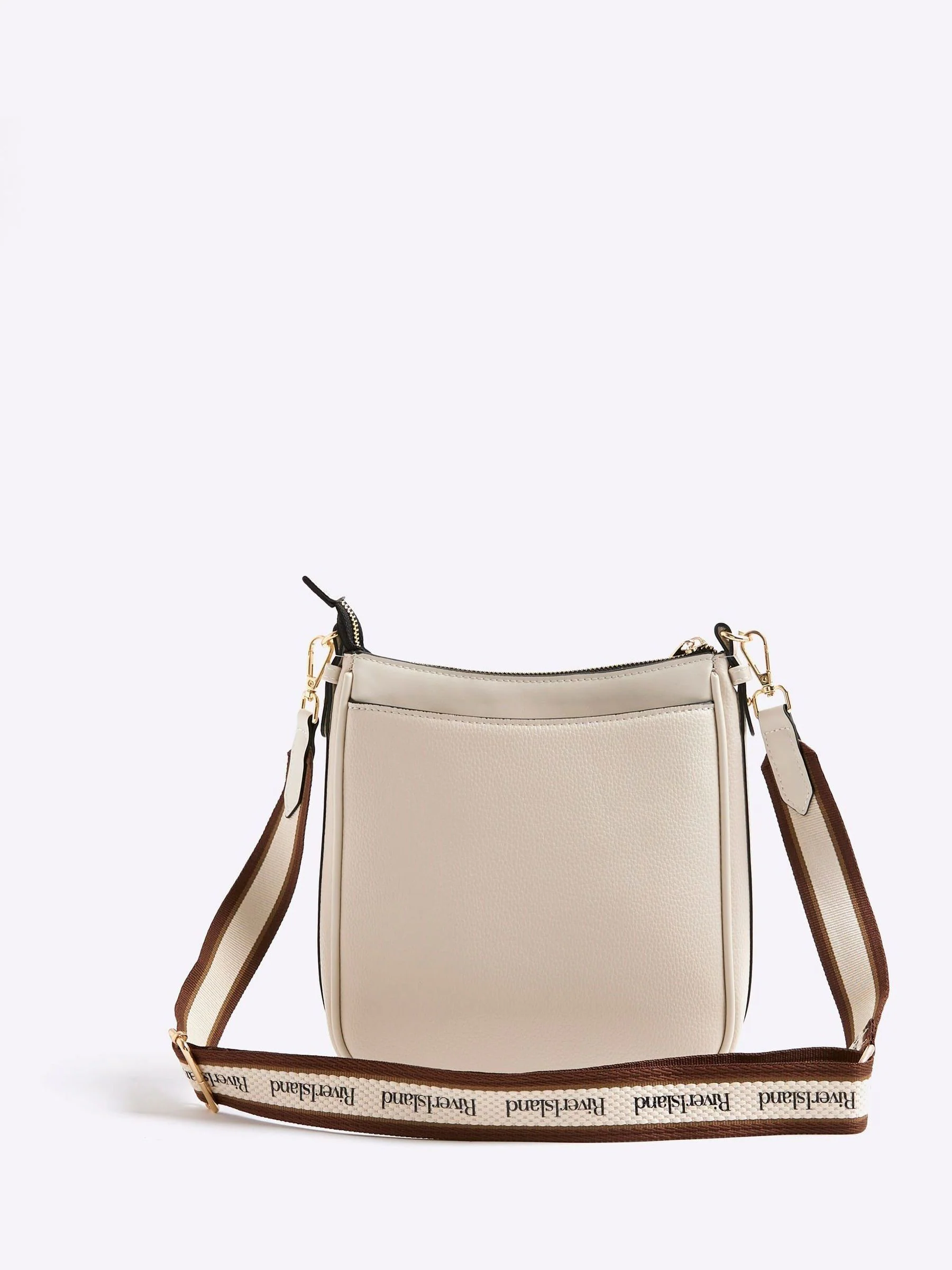 River Island Geweven Messenger Schoudertas