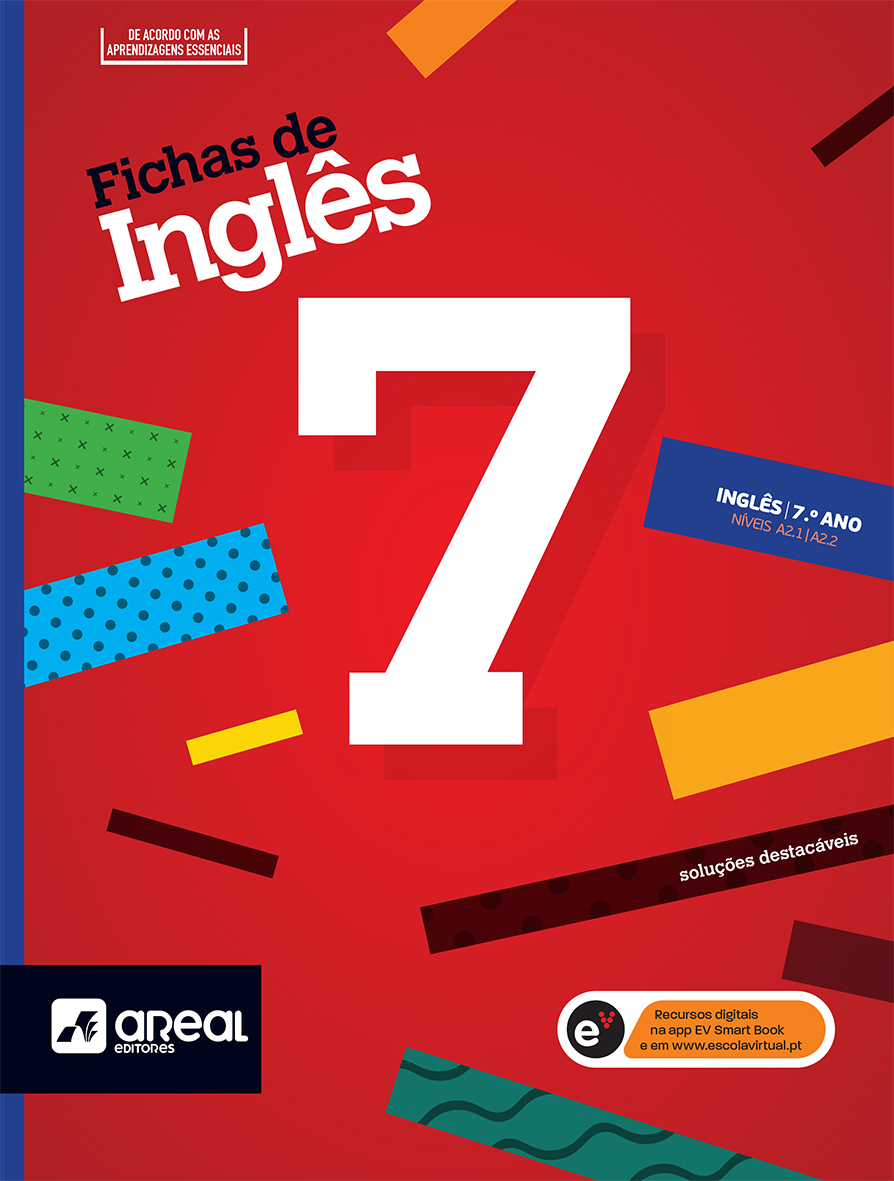LIVRO FICHAS DE INGLÊS 7 - 7.º ANO