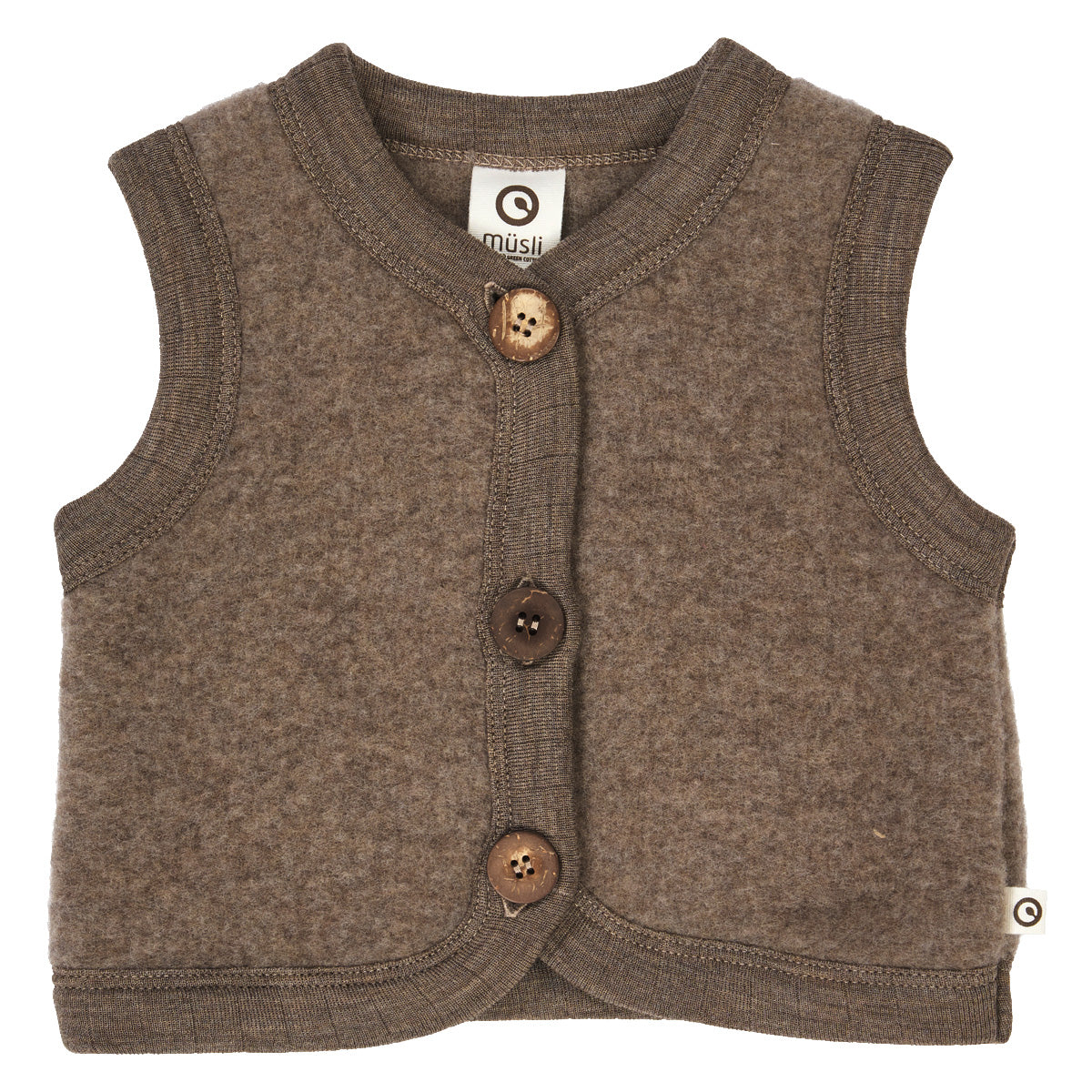 Müsli Vest Woolly Uld Fleece